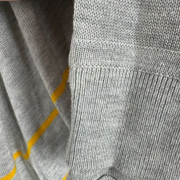 Lululemon Twist & Wrap Size 6 Pop Stripe Heathered Light Grey Yellow TP-3334 - Picture 6 of 6